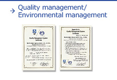Quality management/Environmental management